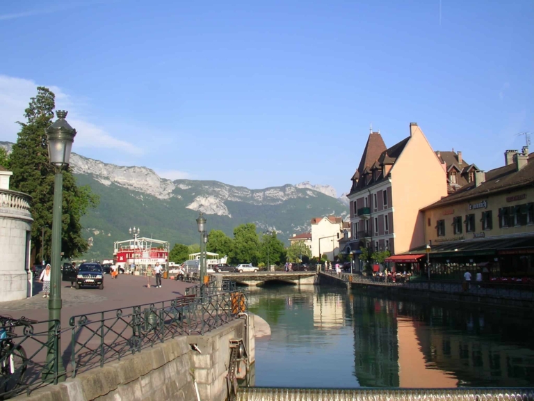 Annecy, A Beautiful Lake Town in France.