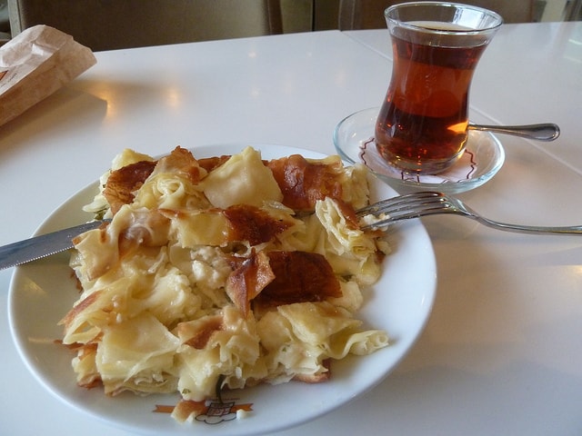 Borek Turkey, Turkish vegetarian food