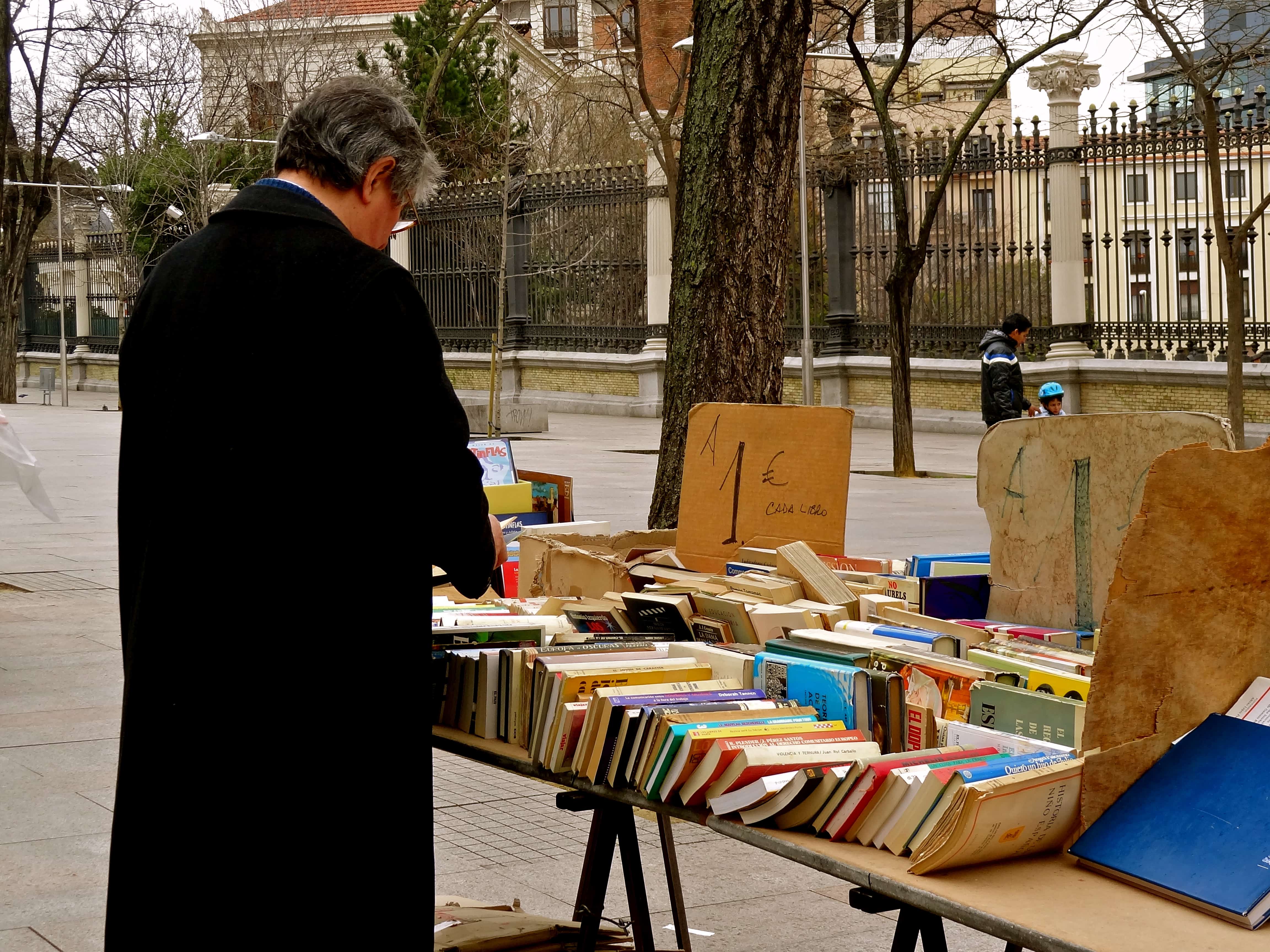 Madrid antique books market, Madrid offbeat things to do