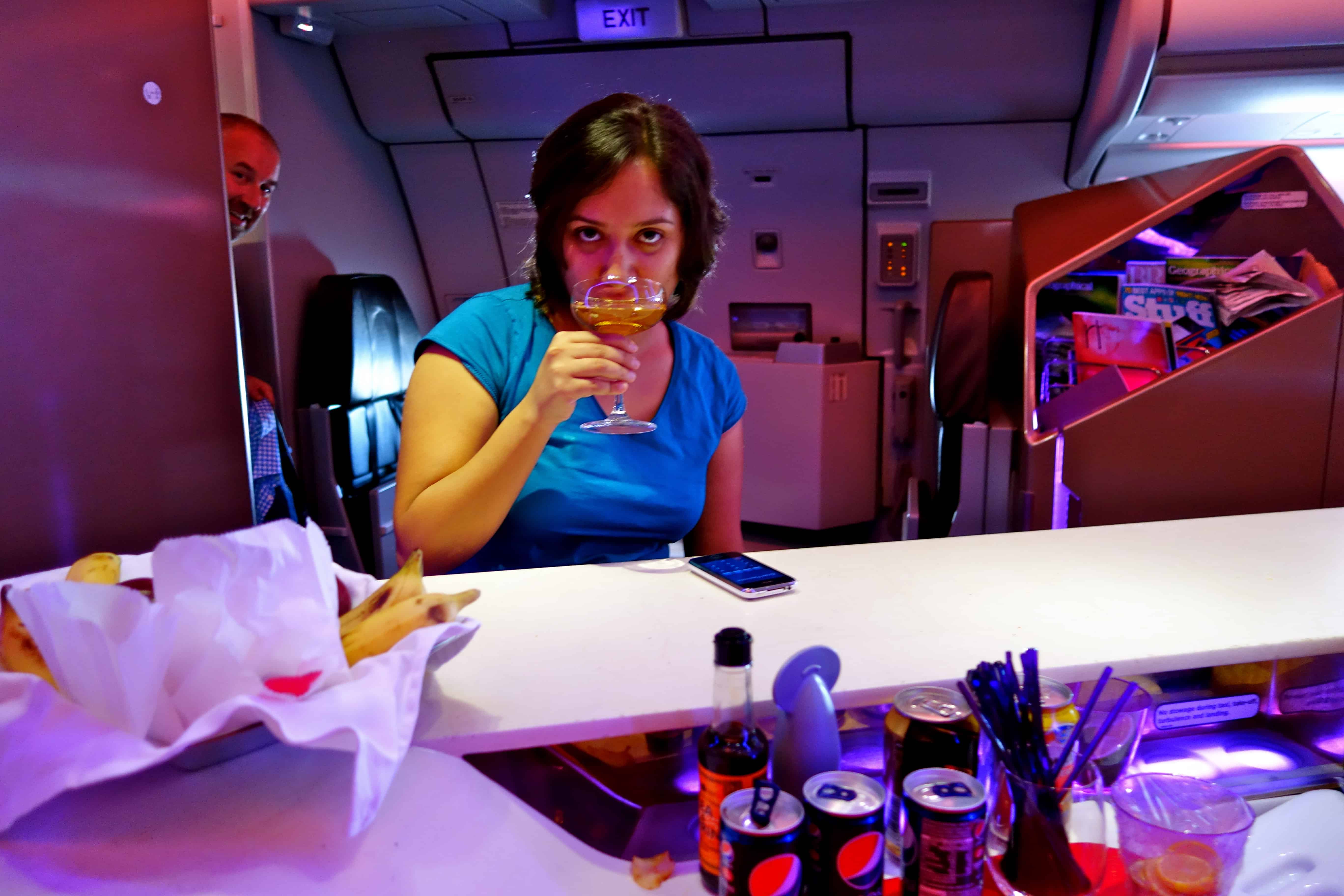 Virgin Atlantic flight bar, Virgin Atlantic new upper class