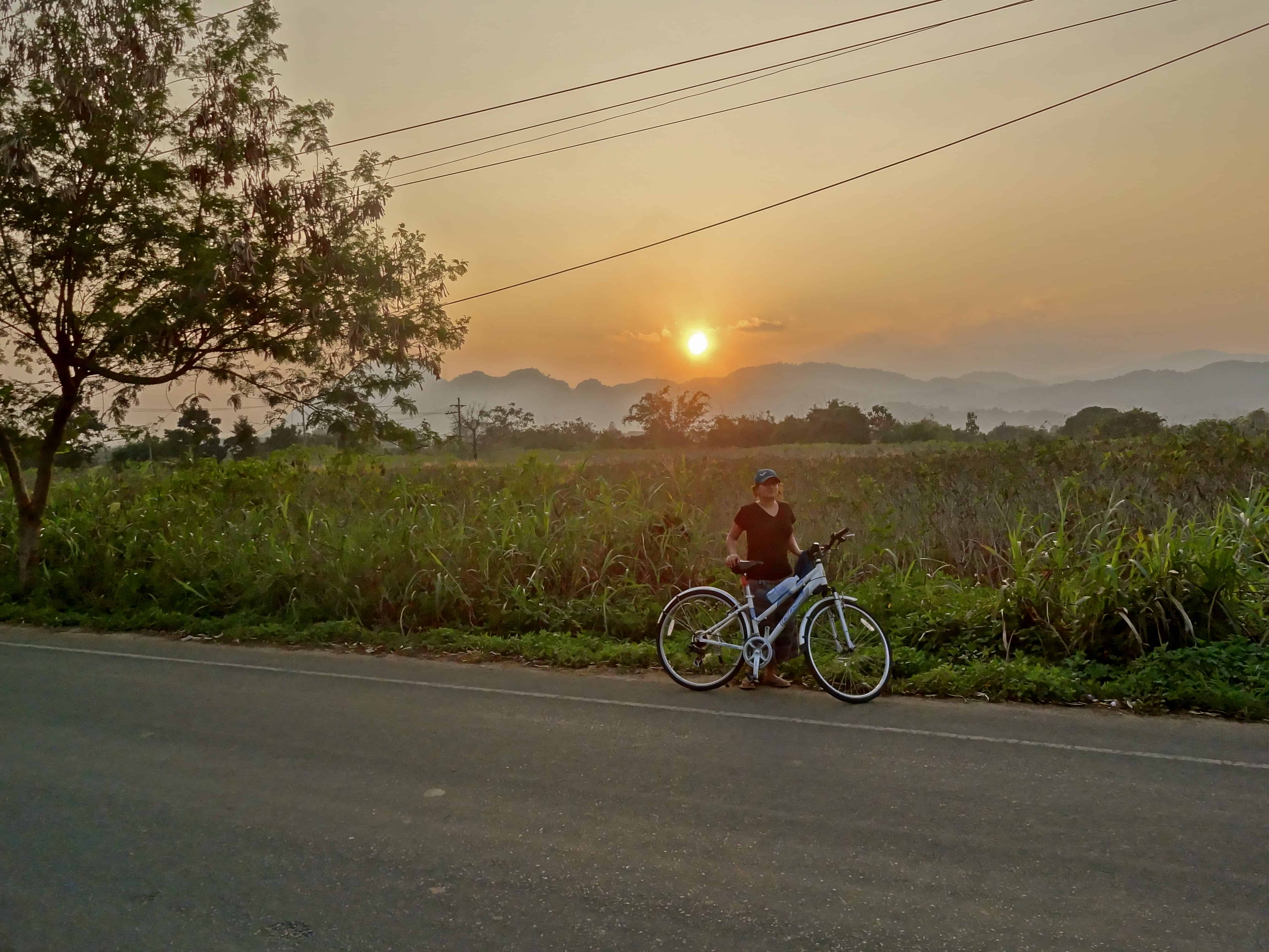 Thailand cycling, northern thailand