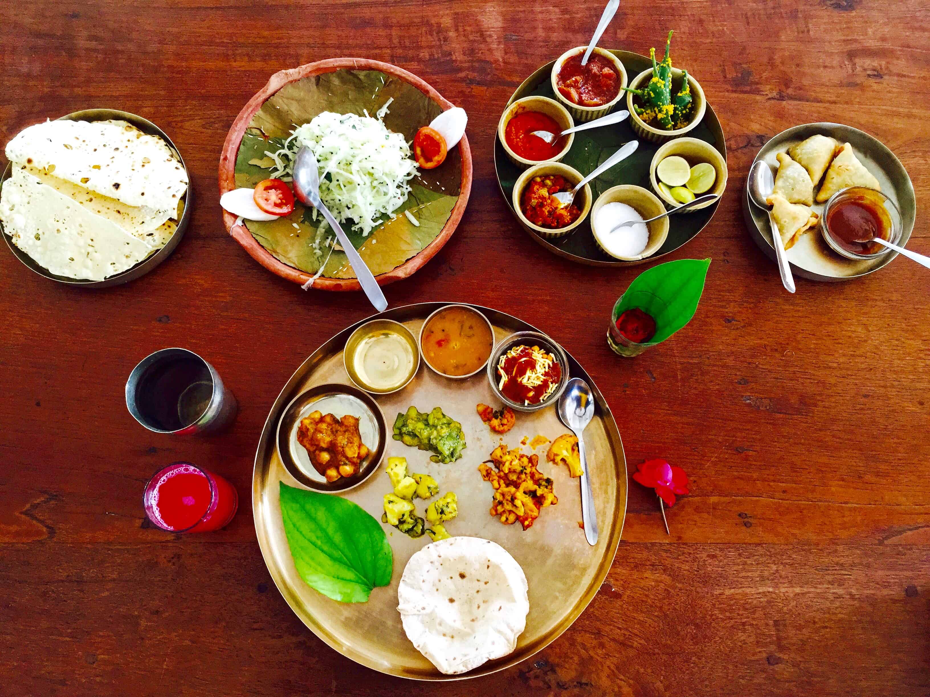 Gujarati thali, Gujarat food, Gujarat culture, vegan gujarat