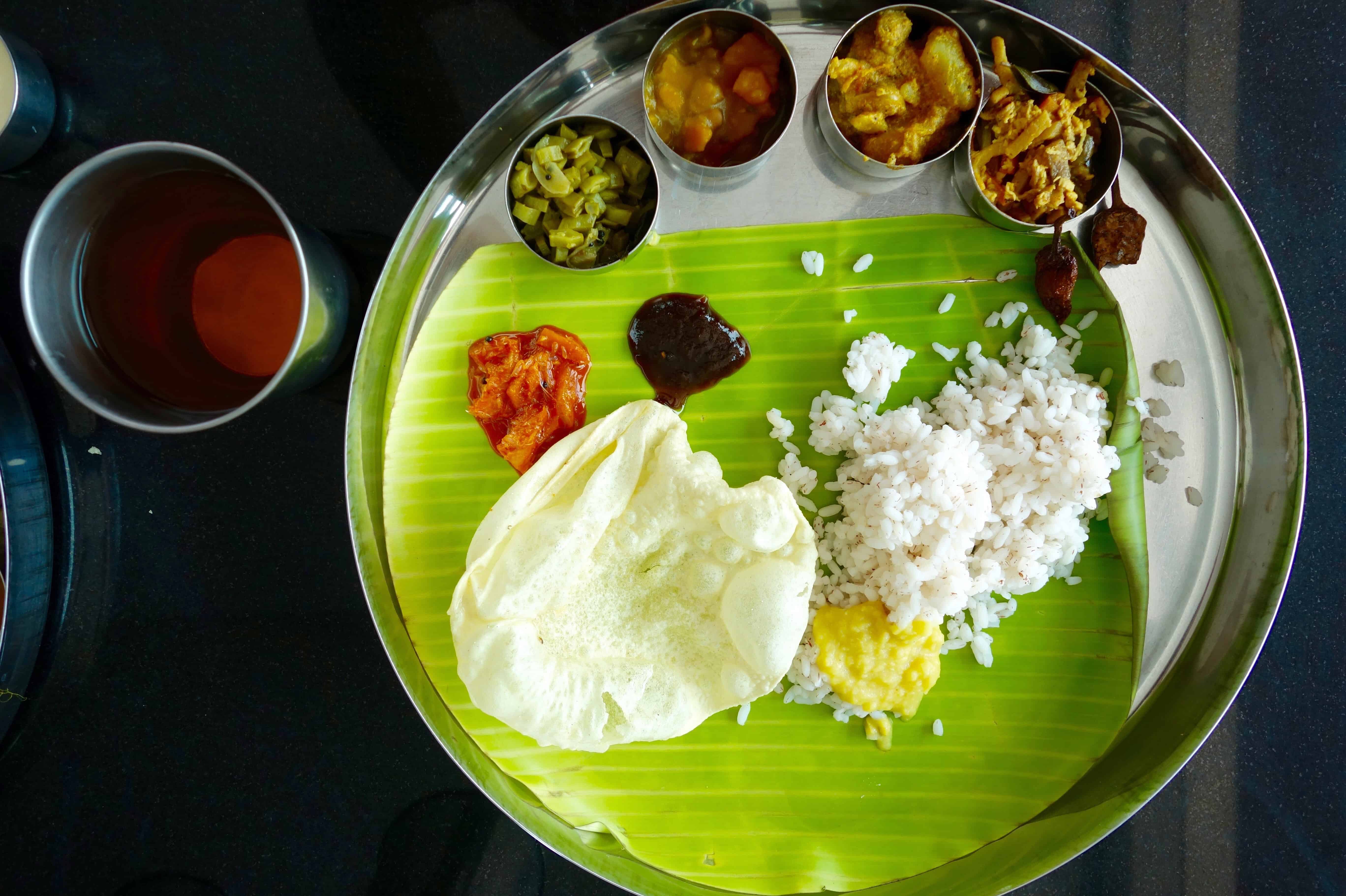 Kerala food, Kerala vegan food, kerala vegetarian food, kerala cuisine, nila river food