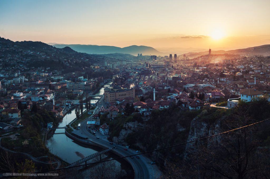 Sarajevo sunset, bosnia and herzegovina photos, bosnia travel blog