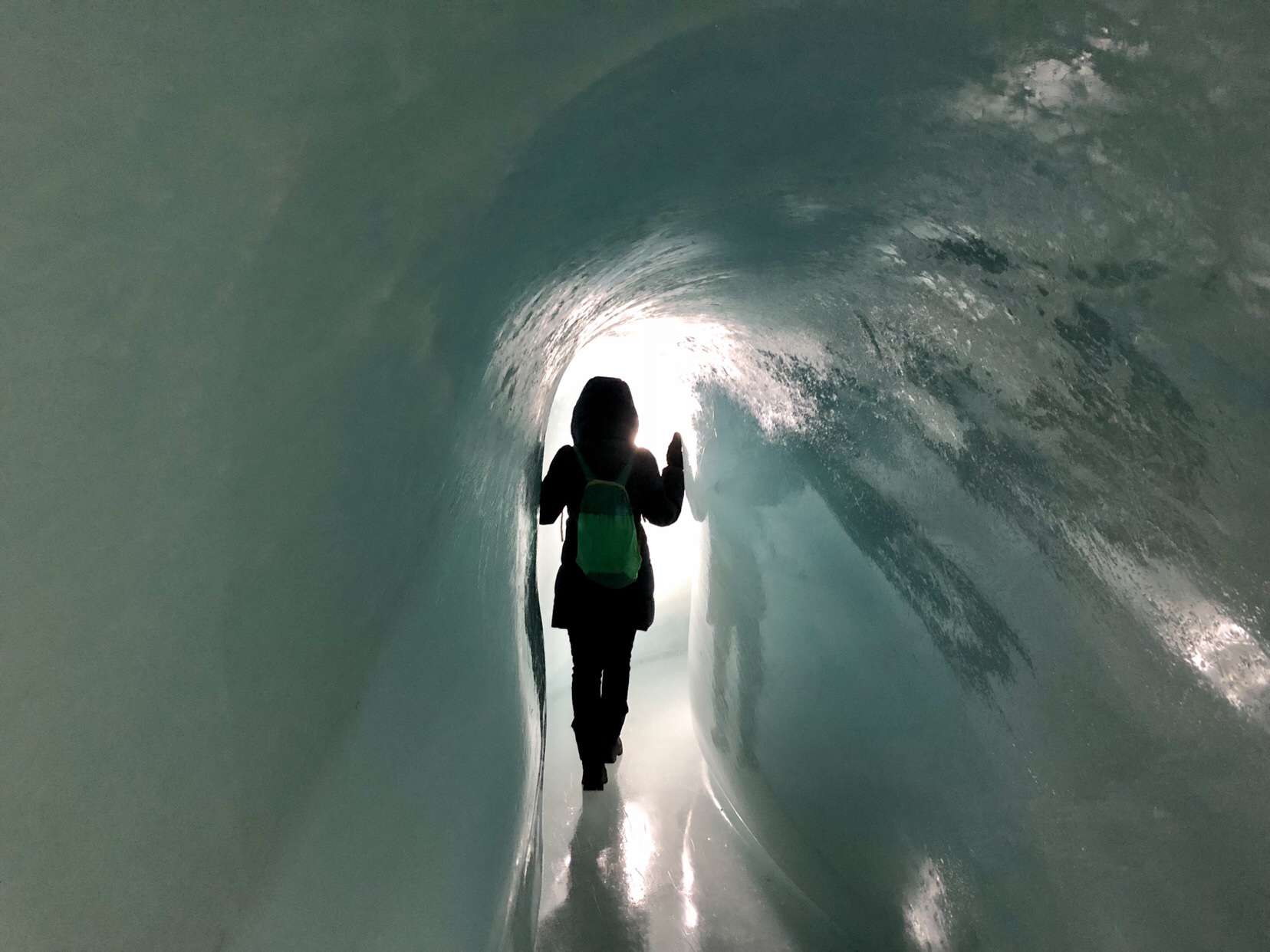 Ice tunnel switzerland, jungfraujoch