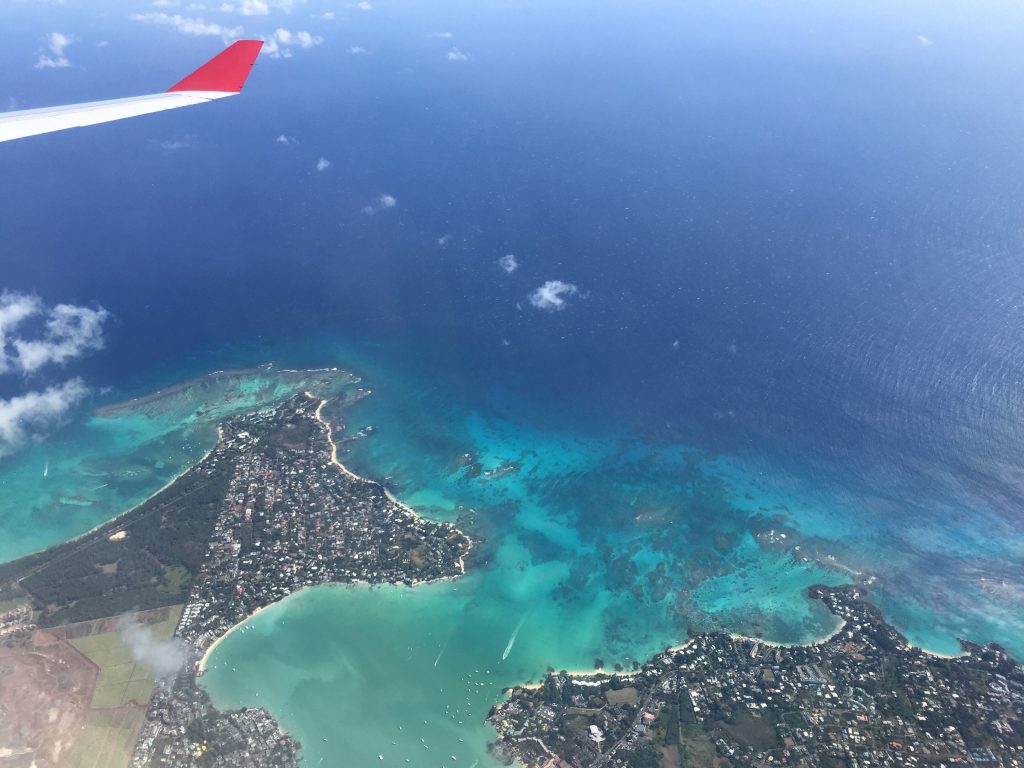 Mauritius landing, onism 
