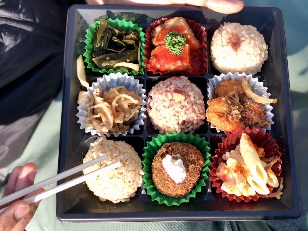 Japan vegan bento box