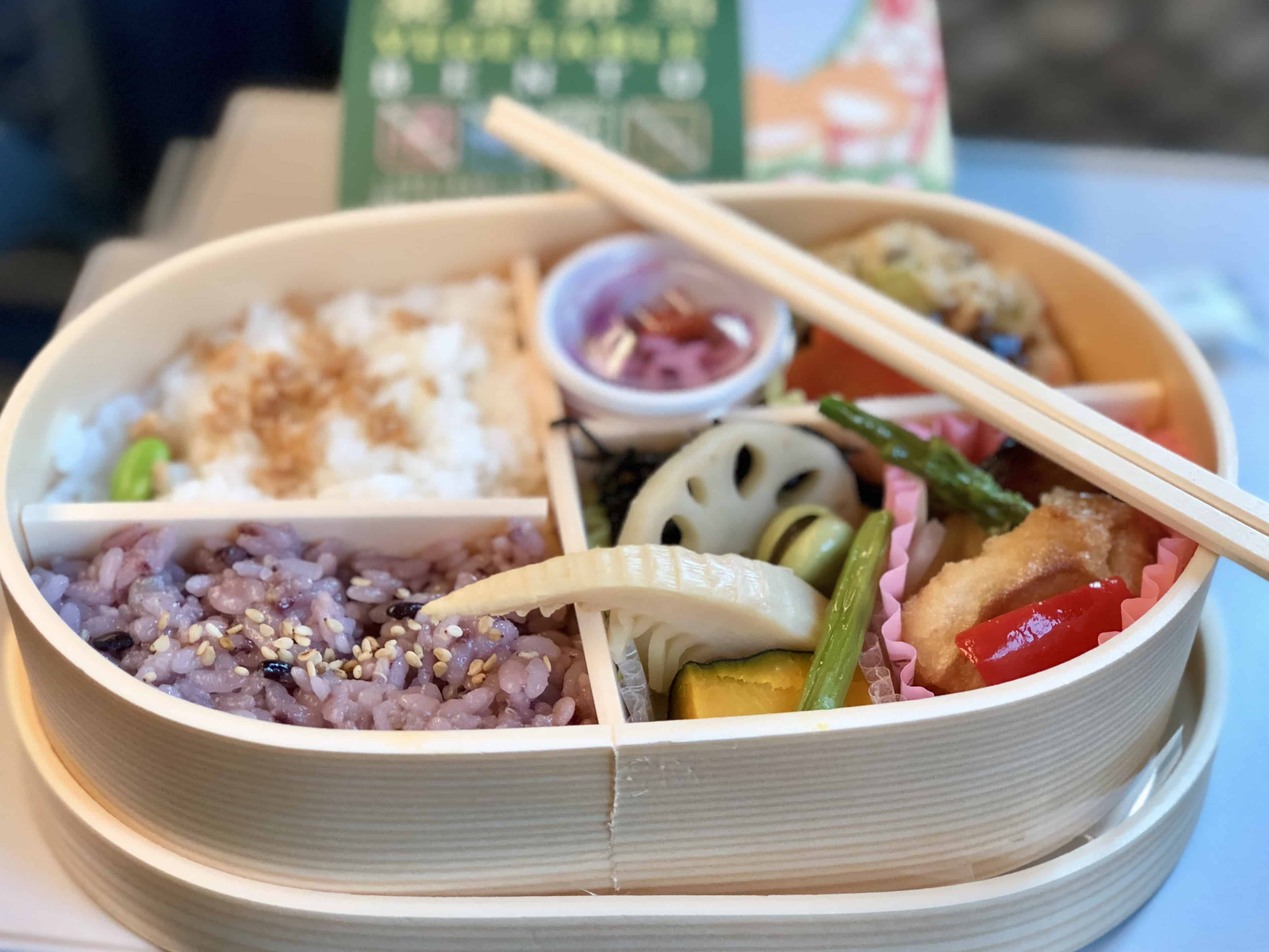 delicious vegan bento box in japan