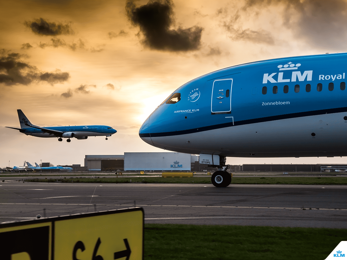 KLM flight