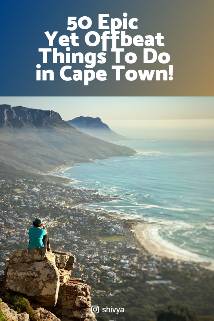 offbeat things to do in cape town
