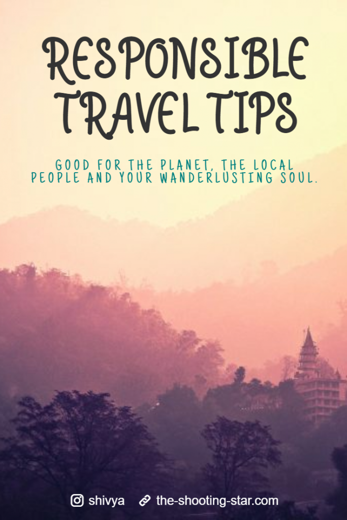responsible travel tips