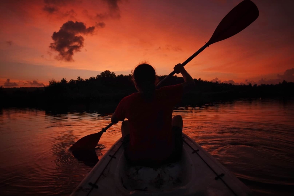 long-term travel, goa kayaking