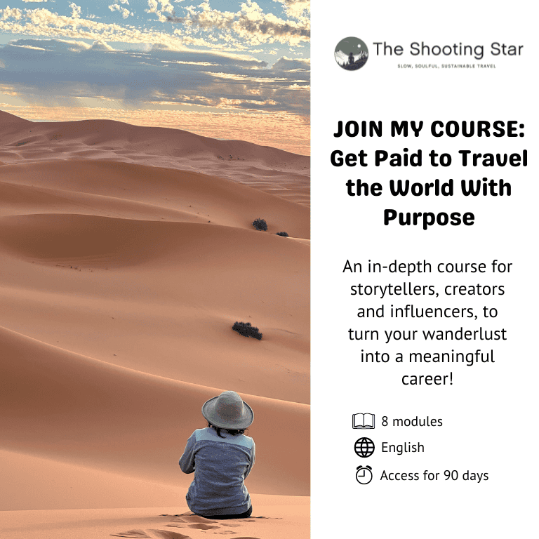 the shooting star academy, get paid to travel course