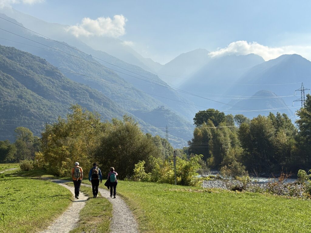 hiking via francigena