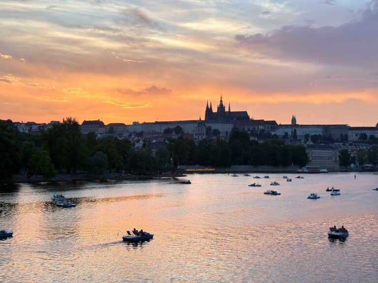 Prague sunset