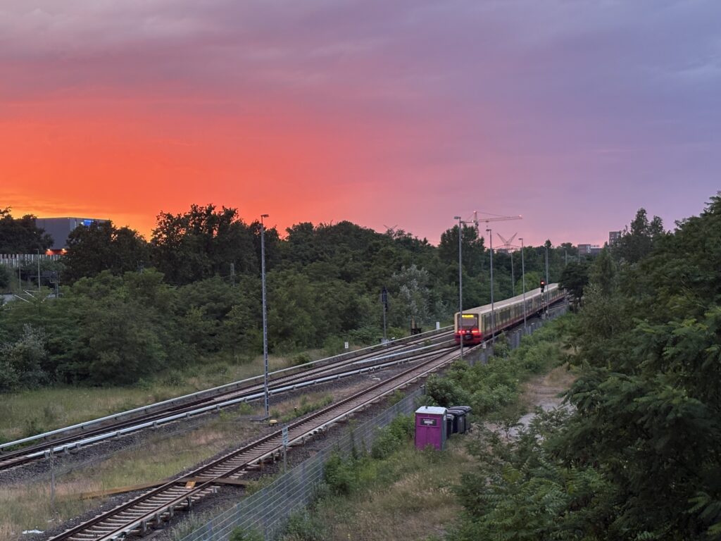 berlin sunset